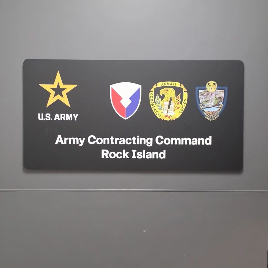 Army rock island banner